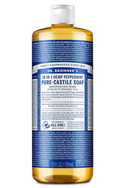 DR.Bronner's Multi-Purpose Liquid Soap Mint Scented 739ml