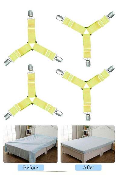 Arma مجموعة من 4 حاملات مشابك، قابلة للتعديل في 3 اتجاهات، مثبتات مرنة وحمالا...