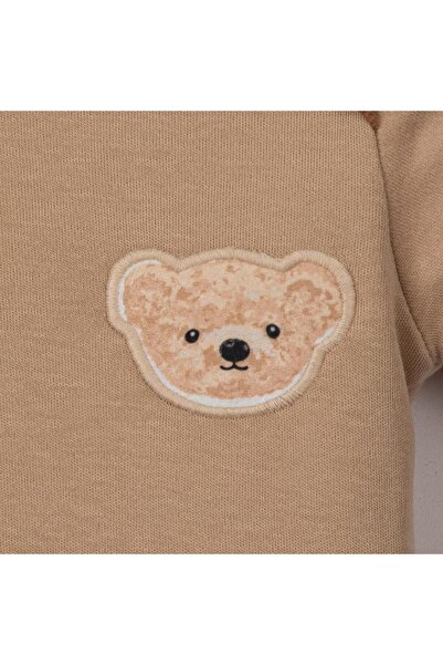 Necix's Lonia Baby Boy Bear Embroidered Bodysuit