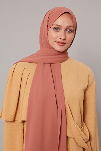 Levidor Orange Plain Trend Shawl
