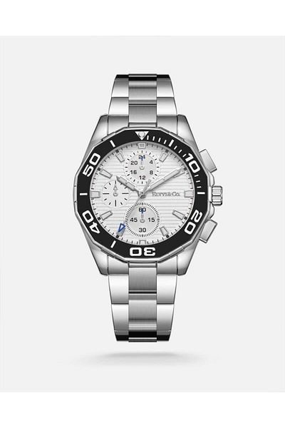 Arkaan Men's silver steel watch