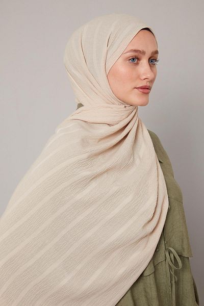 Levidor Mink Self-Textured Natural Line Shawl