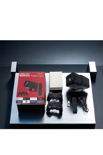 Generic Mini Theater Pocket Projector with 20000+ Built-in Games, Android 11, WiFi6 & BT5.0, LCD LED Lamp