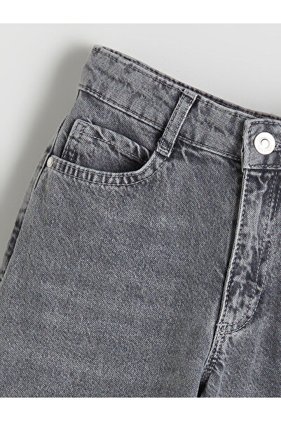 LC Waikiki LCW Kids yeni sezon Yıldız Nakışlı Wideleg Kız Çocuk Jean Pantolon