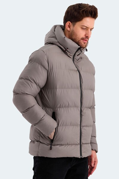 Slazenger Winter Waterproof Casual Men's Coat Gray Coat