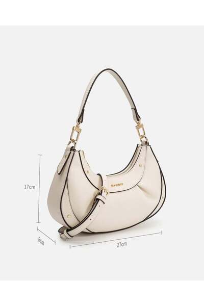 Arkaan Women's white leather bag