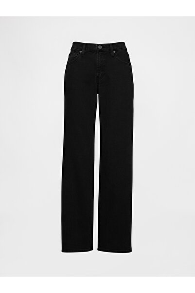 GAP Kadın Siyah Low Rise '90s Jean Pantolon