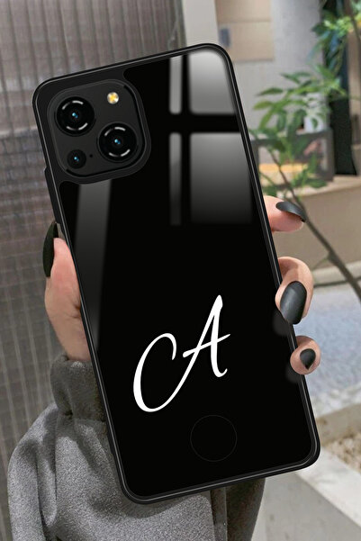 Reeder S23 Pro Max Uyumlu A Harfi Yazılı Glossy Premium Kılıf