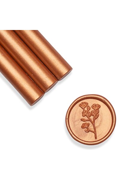 ARTIZAAR Set 5 batoane ceara, cupru portocaliu, sidefat, 1.1 x 13 cm, ceara p...