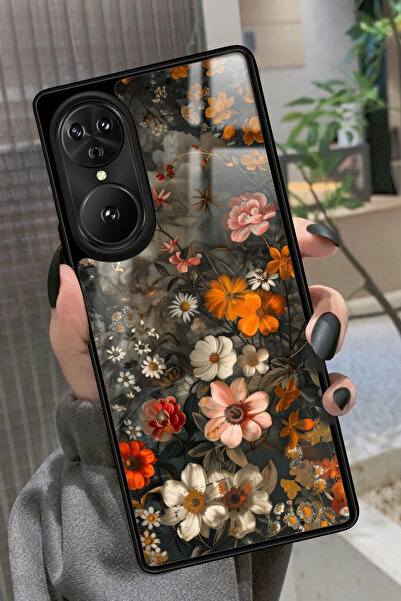 Reeder S19 Max Pro S EDGE Uyumlu Karışık Çiçek Tasarımlı Glossy Premium Kılıf