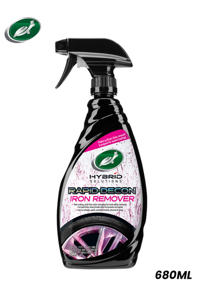 Turtle Wax مزيل الحديد السريع من هايبرد سوليوشنز، 680 مل - مزيل سريع المفعول للصدأ وغبار الفرامل والحديد