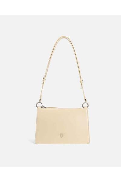 Arkaan Women's beige leather bag