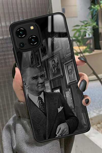 Reeder S23 Pro Max Uyumlu Atatürk Tasarımlı Glossy Premium Kılıf
