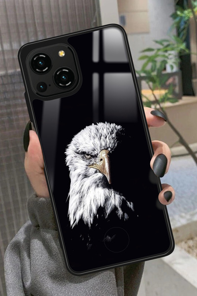 Reeder S23 Pro Max Uyumlu Kartal Tasarımlı Glossy Premium Kılıf