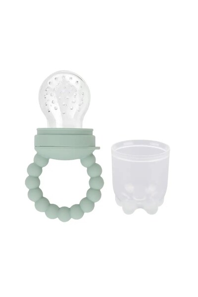 PIKKABOO Chew & Feed Teether with Fruit Pacifier Duo - Pink
