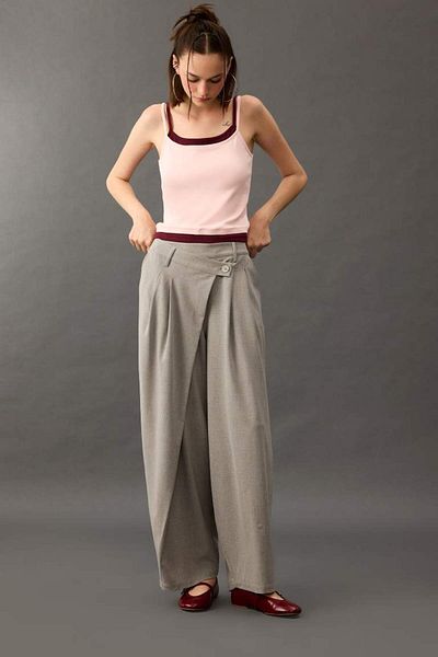 DeFacto New Season Baggy Fit Zippered Regular Waist Standard Length Trousers