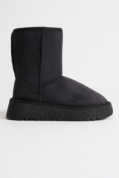 Zerenyus Anisa Premium Women's Black Winter Fur Long Boots