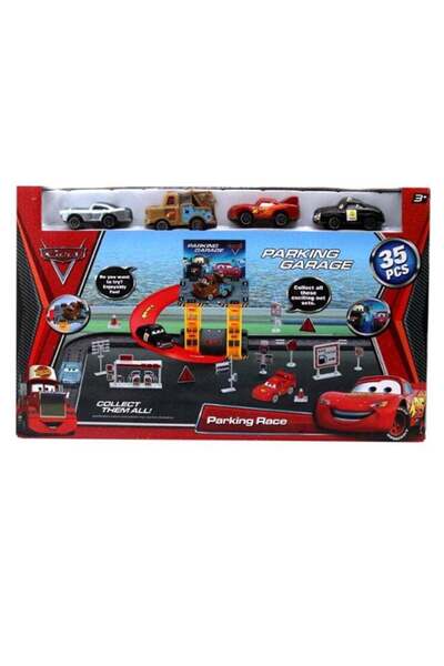 Generic لعبة ركن سيارات ماكوين من 35 قطعة
