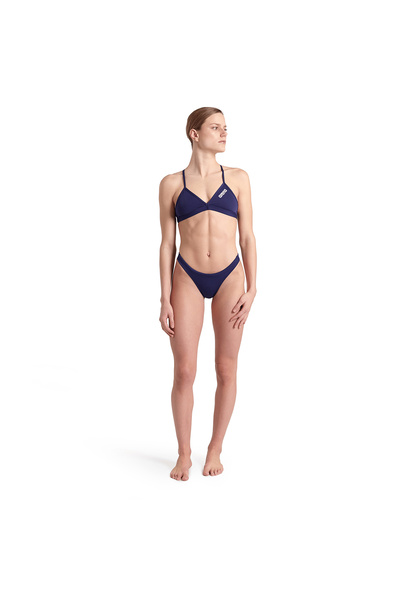 ARENA Team Solid Women's Navy Blue Swimmer Bikini Top 004768750