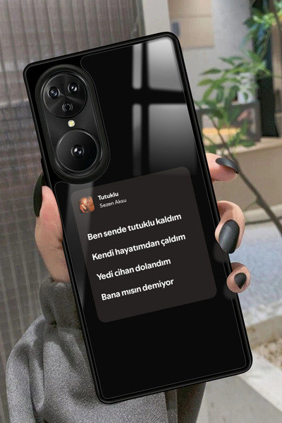 Reeder S19 Max Pro S EDGE Uyumlu Sezen Aksu Şarkı Sözü Tasarımlı Glossy Premi...