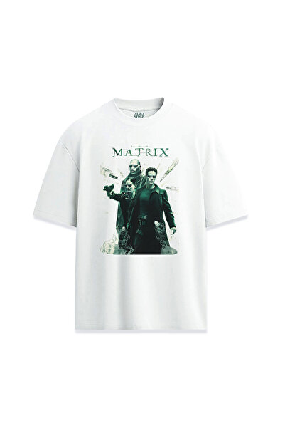 Darkia تي شيرت مريح مطبوع بتصميم خاص من فيلم The Matrix للجنسين