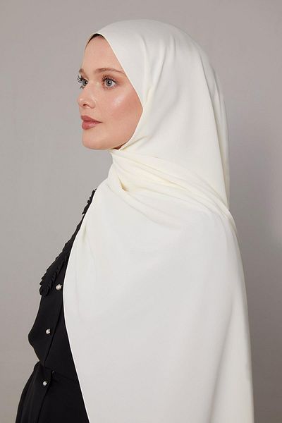 Levidor Cream Plain Trend Shawl