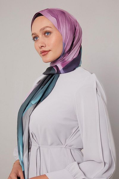 Levidor Lilac Abstract Pattern Love Shawl