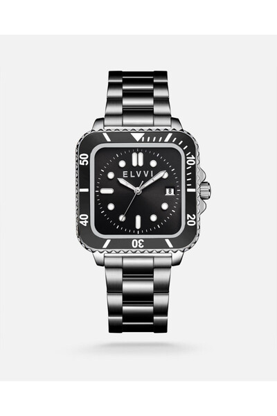 Arkaan Elvie Men's Classic Black Watch | LAS061M170217