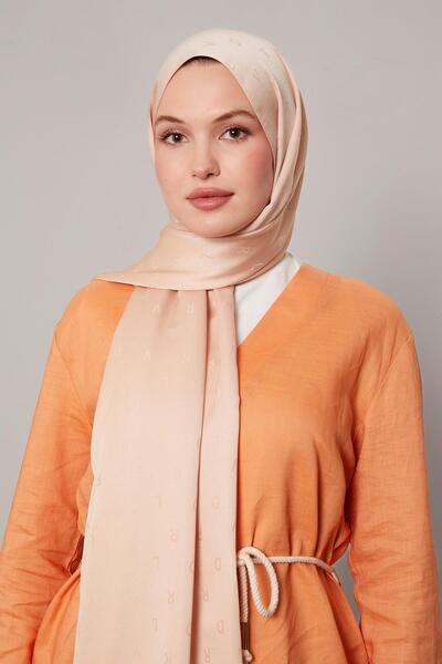 Levidor Σάλι ζακάρ με στάμπα Mini LVD σε πούδρα