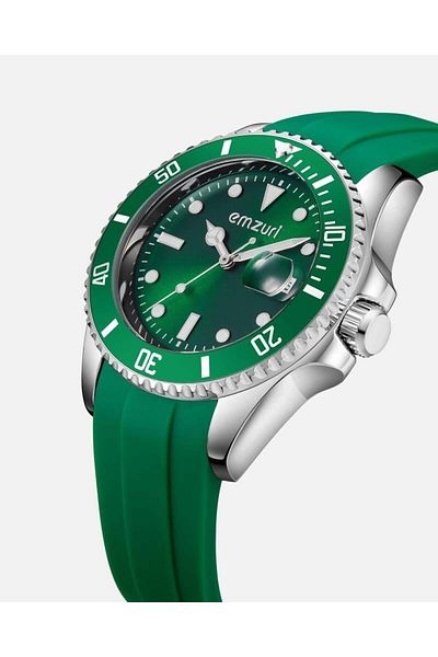 Arkaan Amzuri men's watch, green color