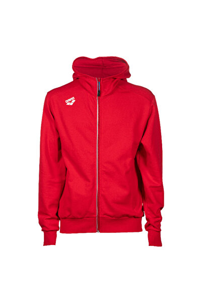 ARENA Team Hooded Jacket Panel Unisex Kırmızı Günlük Stil Ceket 004906400