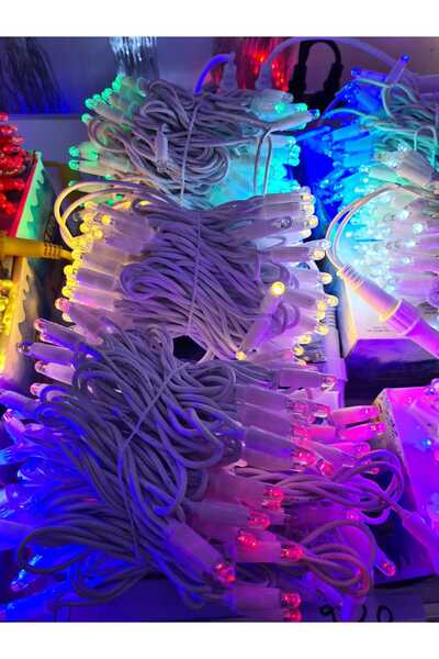 SDX Market Instalație de Crăciun, 10 m, RGB liniar - multicolor, 100 LED-uri,...