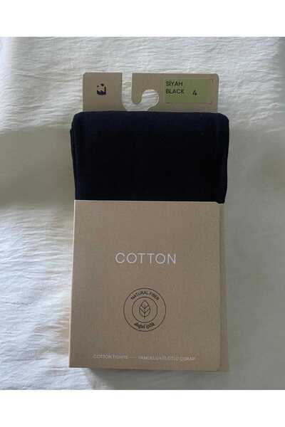DÜVEN Black Cotton Women's Pantyhose Cotton & Matte 60 Den Pantyhose