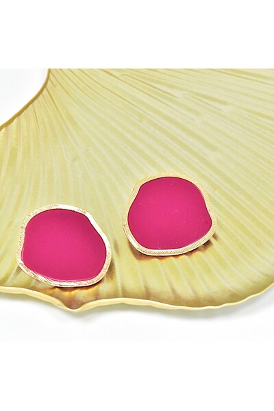 NARRU Handmade earrings, garnet red, Arya 14