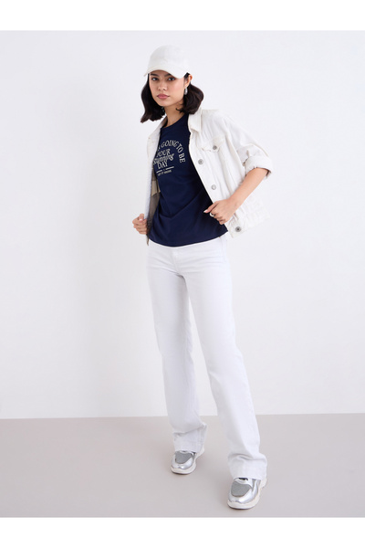 Styli Slogan Print Regular Fit T-Shirt