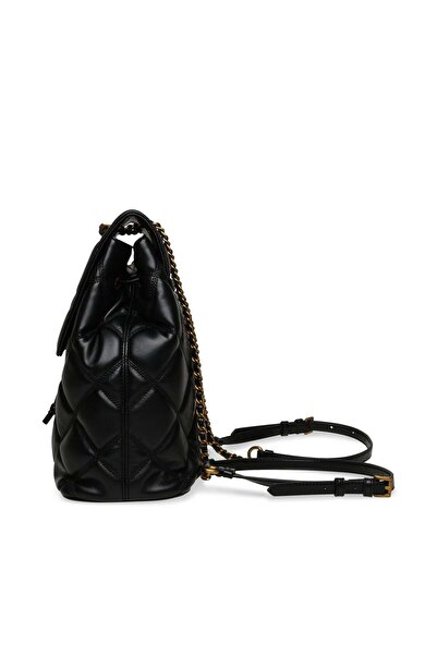 Steve Madden Women's Content Black/Gold Backpack