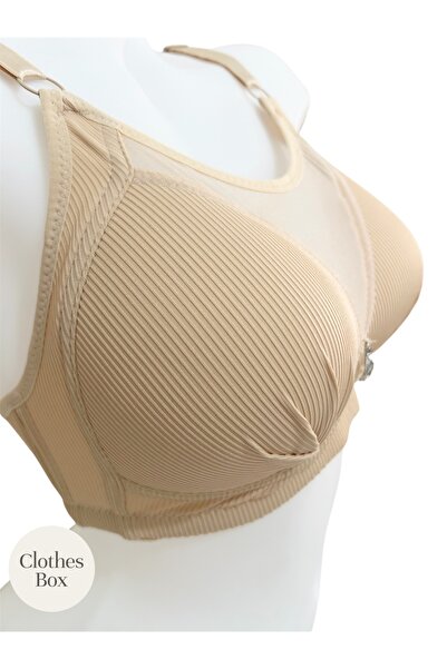 F.K Σουτιέν συσφιγκτικό χωρίς στήριγμα με λεπτομέρεια από τούλι