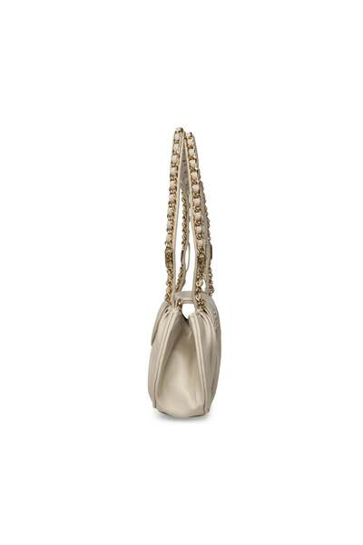 Steve Madden Women's Chainss Bone/Gold Handbag