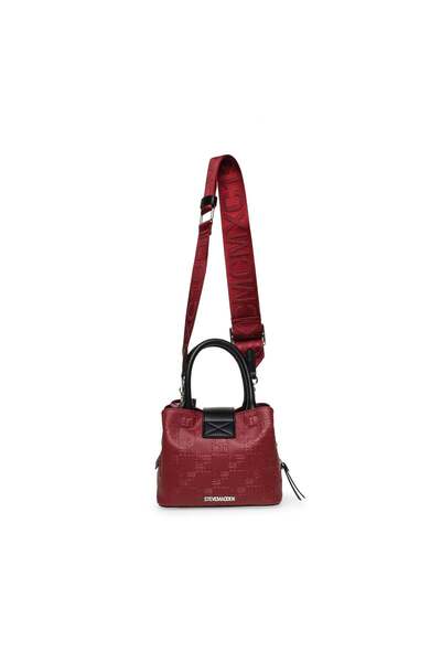 Steve Madden Women's Tenor-C Red/Silver Handbag