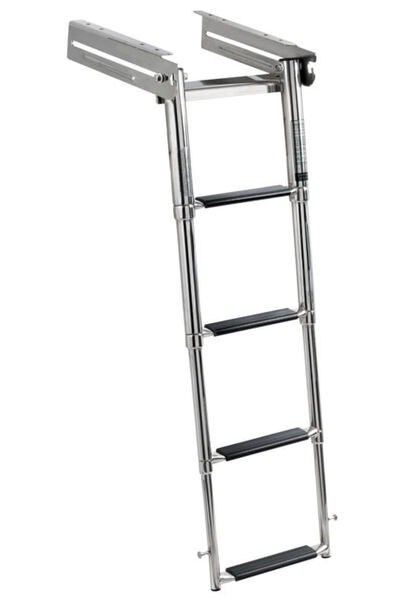 Yacht TNG Ladder with protruding steps with mounting under the platform