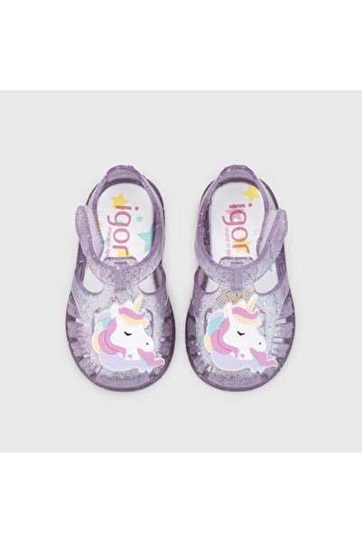 IGOR Tobby Unicornio Kids Sandals - Silvery Lilac