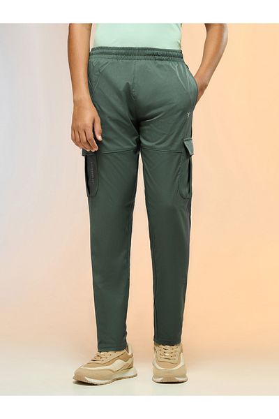 Technosport By Styli Teen Straight Fit Sports Cargo Track Pants