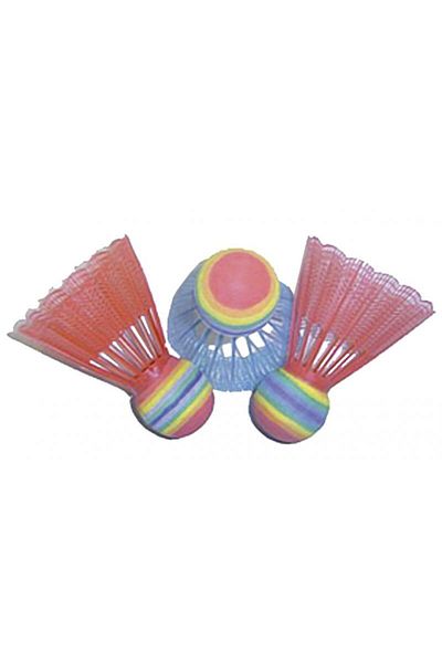 SPARTAN Badminton shuttlecocks - set of 3 pieces