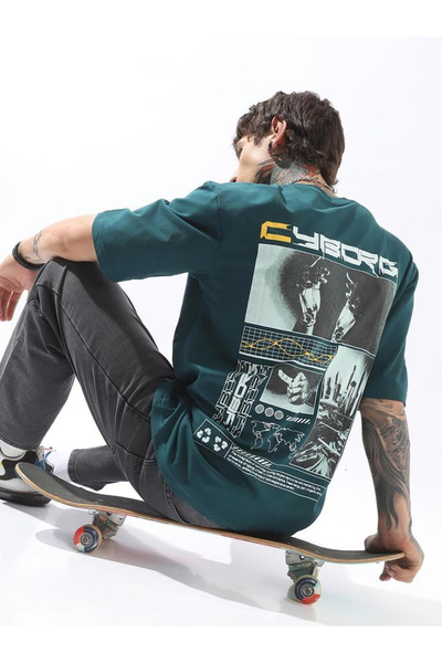 Hubberholme By Styli Oversized Graphic Print T-Shirt