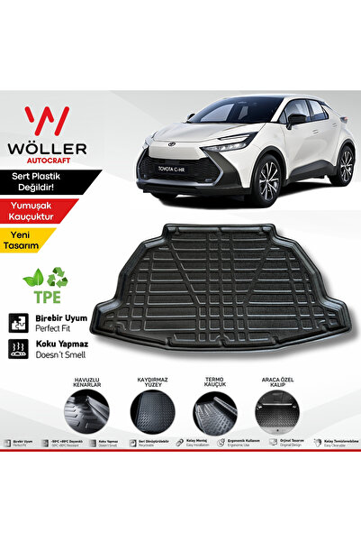 wöller Toyota Chr Bagaj Havuzu 2023 Sonrası Uyumlu 3D Ultraflex Esnek