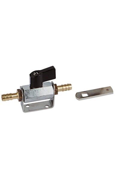 GFN Double Valve with Remote Control, Wall Bracket and Remote Control Bracket, Chromed Brass, Hole Diameter 8 mm,