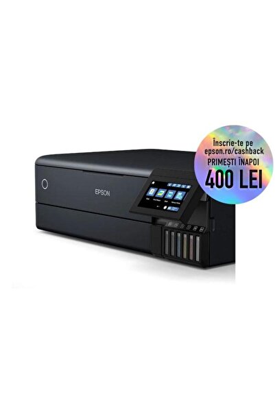 EPSON Multifunctional EcoTank L8180, Inkjet color, A3, 16 ppm, Duplex, Retea, Wireless (Black)