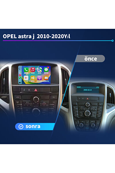 coni OPEL astra j 2010-2020Yıl 1GB Ram 16GB Rom Multimedya Kablosuz Carplay N...