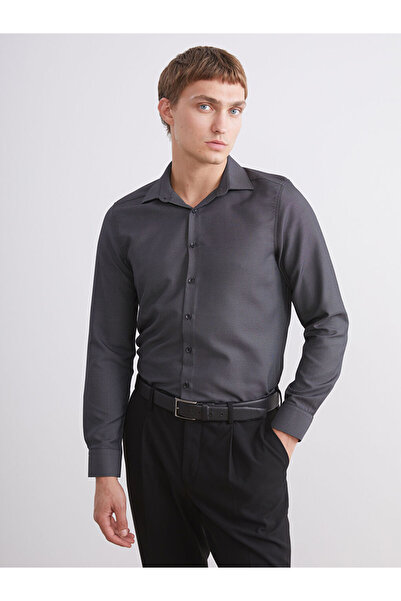 LC Waikiki Slim Fit Long Sleeve Dobby Men's Shirt
