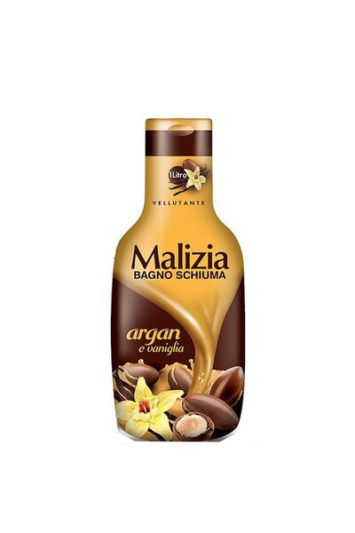 Malizia Bath Foam with Argan Oil and Vanilla, 1 L